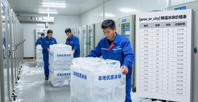 松江区降温冰块多少钱一吨？本地制冰厂报价来了